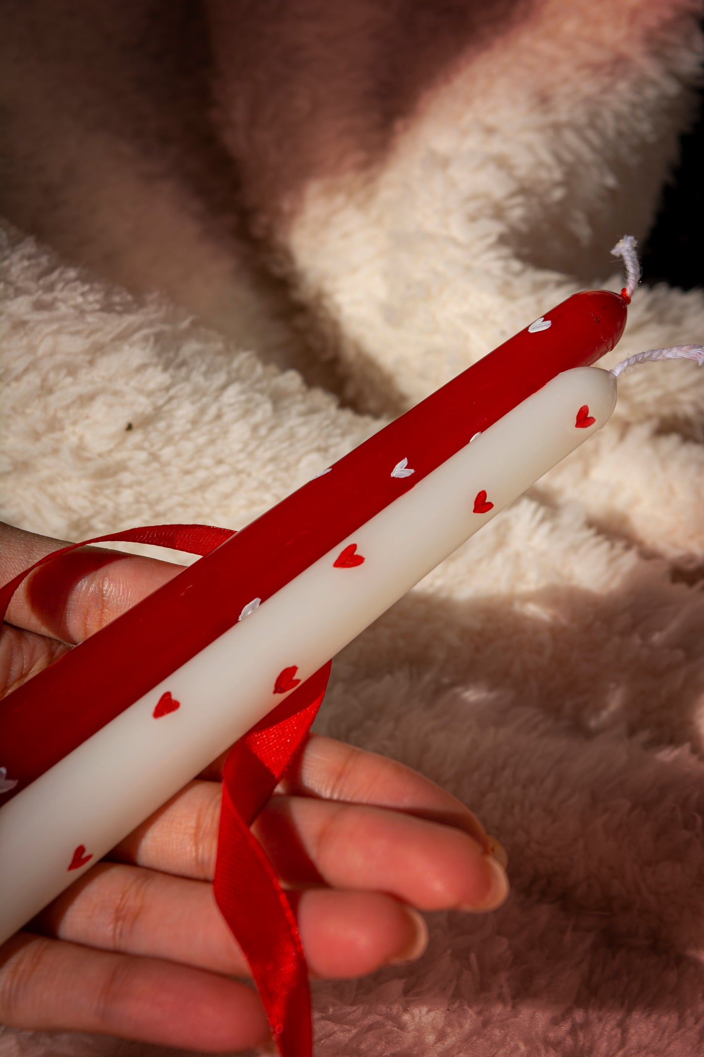 Love Taper Candle