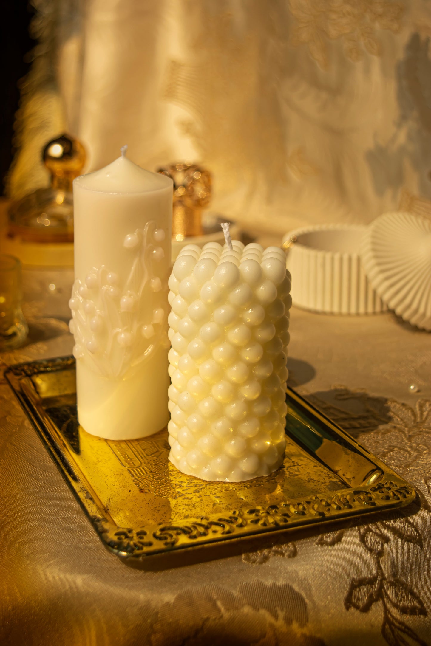 Elegant Pillar Candle