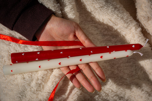 Love Taper Candle