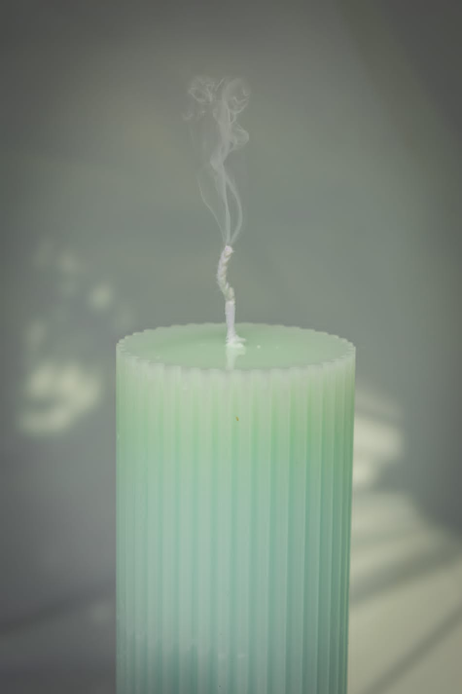 Ribbed Tower Candle