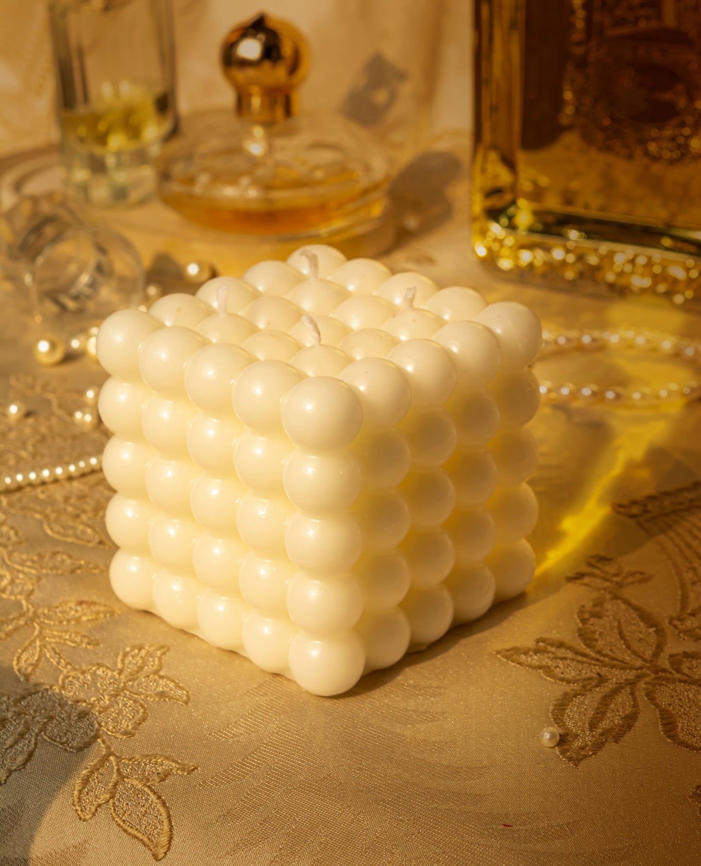 Square Bubble Candle