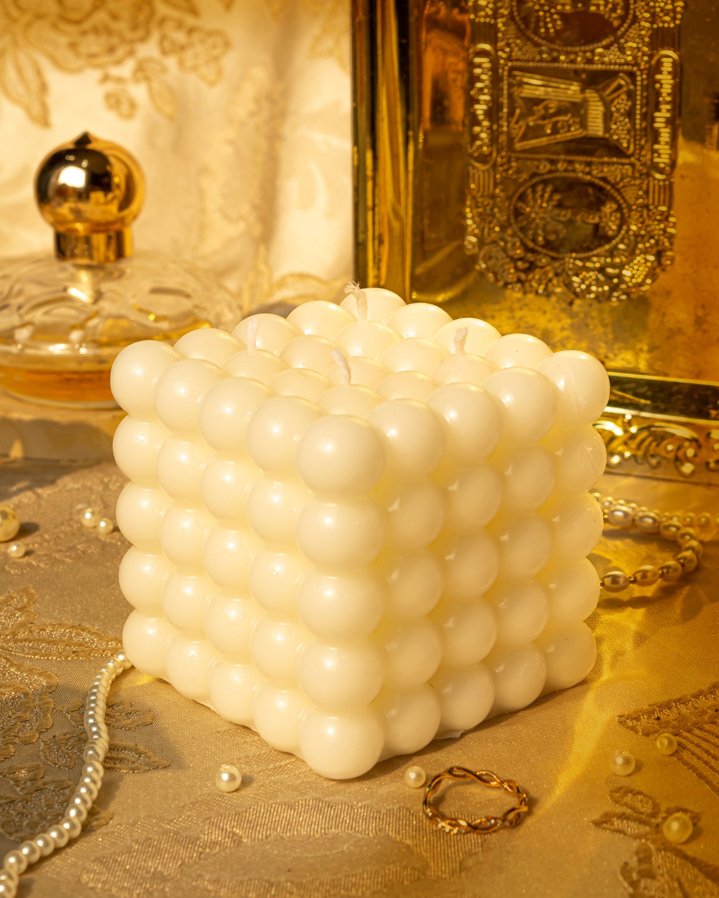 Square Bubble Candle